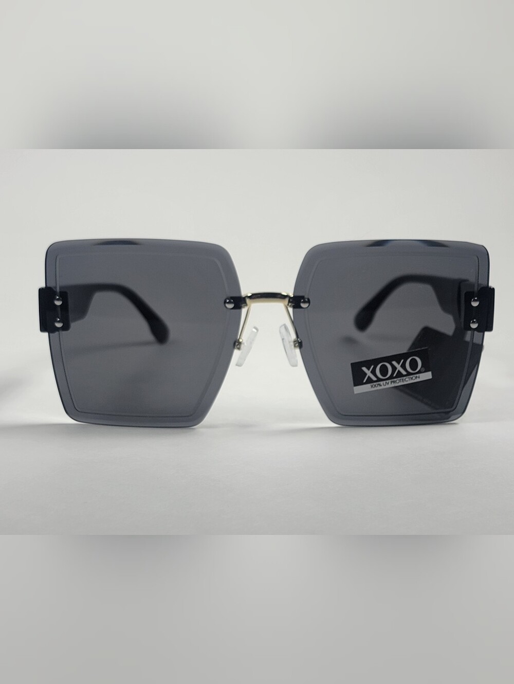 XOXO Oversized Square Sunglasses in Smoke